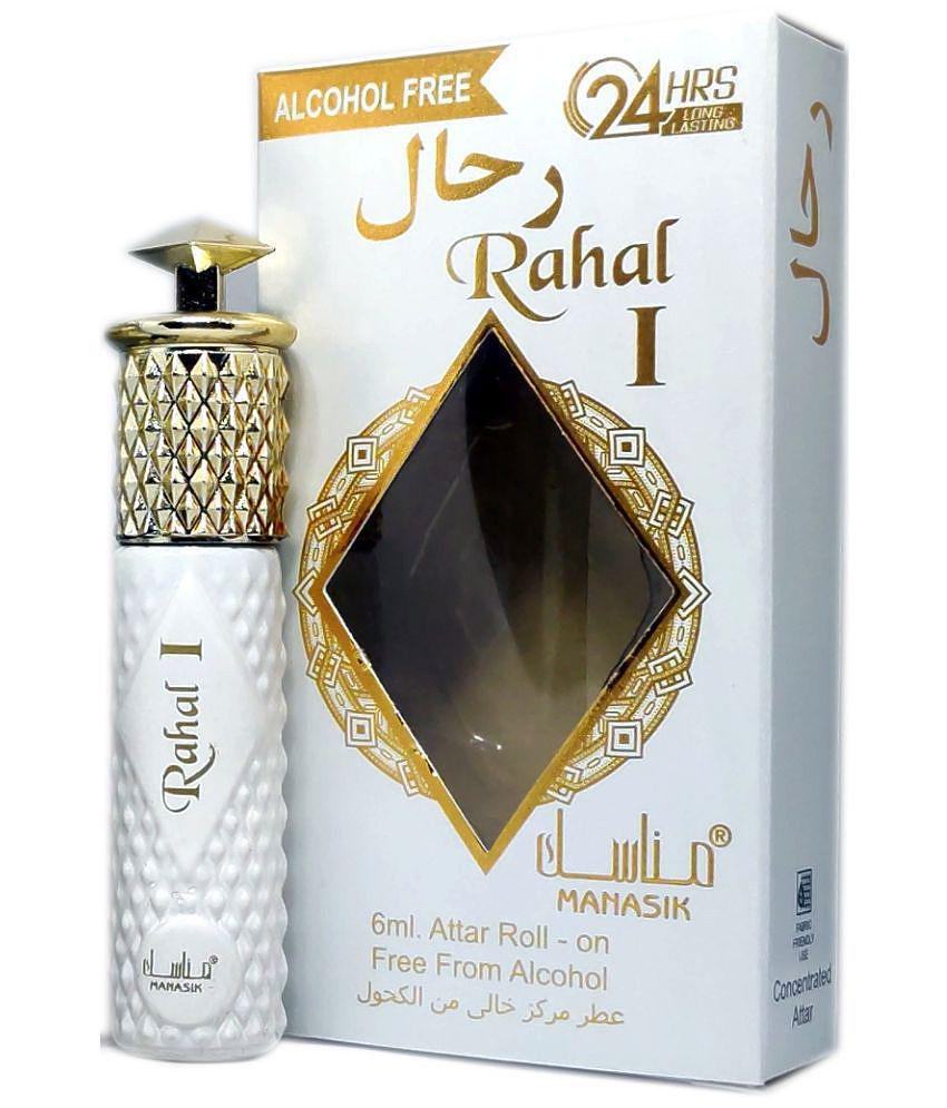 MANASIK RAHAL WHITE 1  Concentrated   Attar Roll On 6ml .