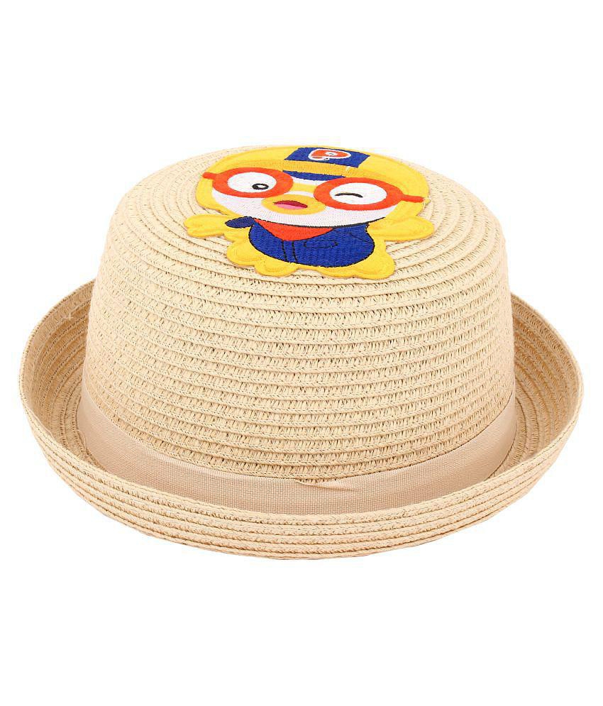 Affordable Men Zacharias Boy's Kids Straw Hat (Pack of 1) (AA-002_Beige) - None 2025 at ShopCirc