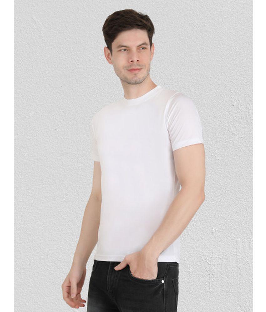 Latest Men Ben Toi - White Polyester Regular Fit Mens T-Shirt ( Pack of 2 ) - None 2025 at ShopC