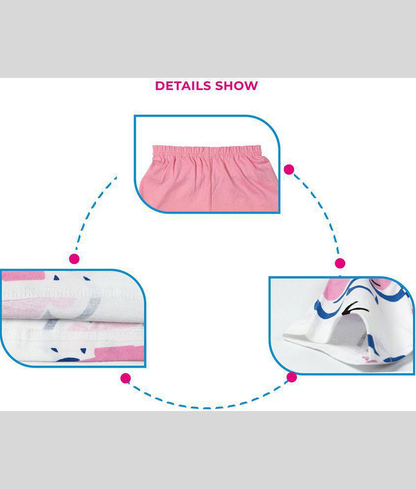 Latest Men CATCUB - Pink Cotton Girl's Top With Shorts ( Pack of 1 ) - None 2025 at ShopCircuit 