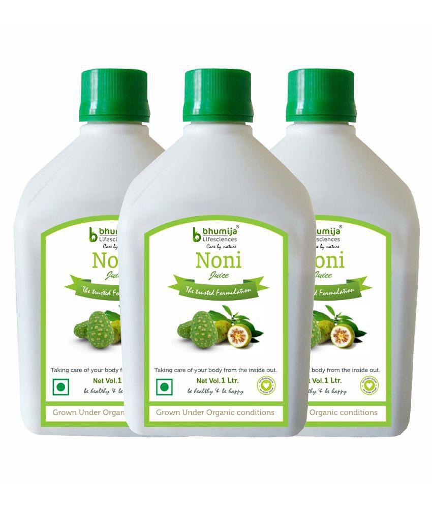 BHUMIJA LIFESCIENCES Noni Juice  Health Drink Liquid 3 l Pack of 3