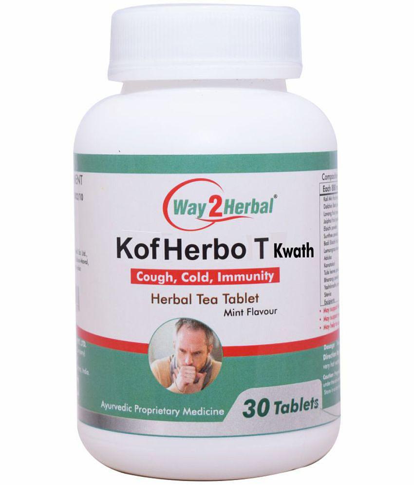 Way2Herbal KofHerbo T Tablet 30 no.s Pack Of 1