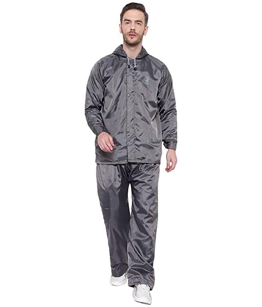 Affordable Men Zacharias Raincoat Set - Grey - None 2025 at ShopCircuit | ONDC