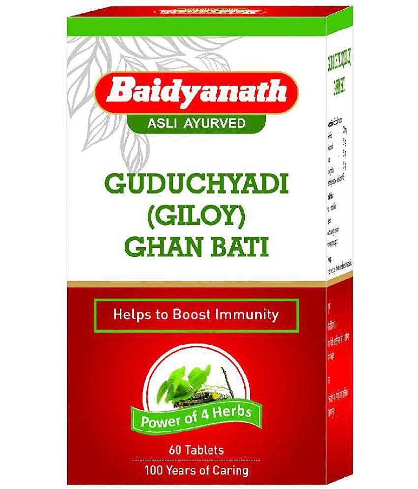 Baidyanath Guduchyadi Giloy Ghan Bati Tablet 60 no.s Pack Of 2