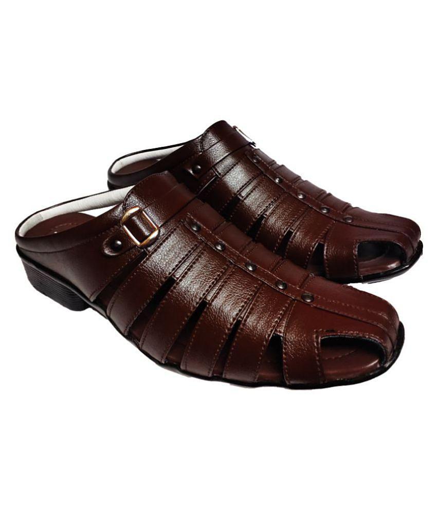 Premium Men RAGE GAZE - Brown  Men's Sandals - 6 2025 at ShopCircuit | ONDC
