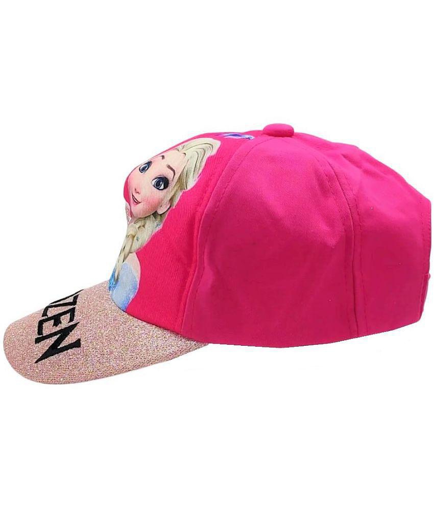 Trendy Men Zacharias Girl's Kids Cotton Cap kc-15-Dark-Pink- (Pack of 1) (1-4 Years) - None 2025