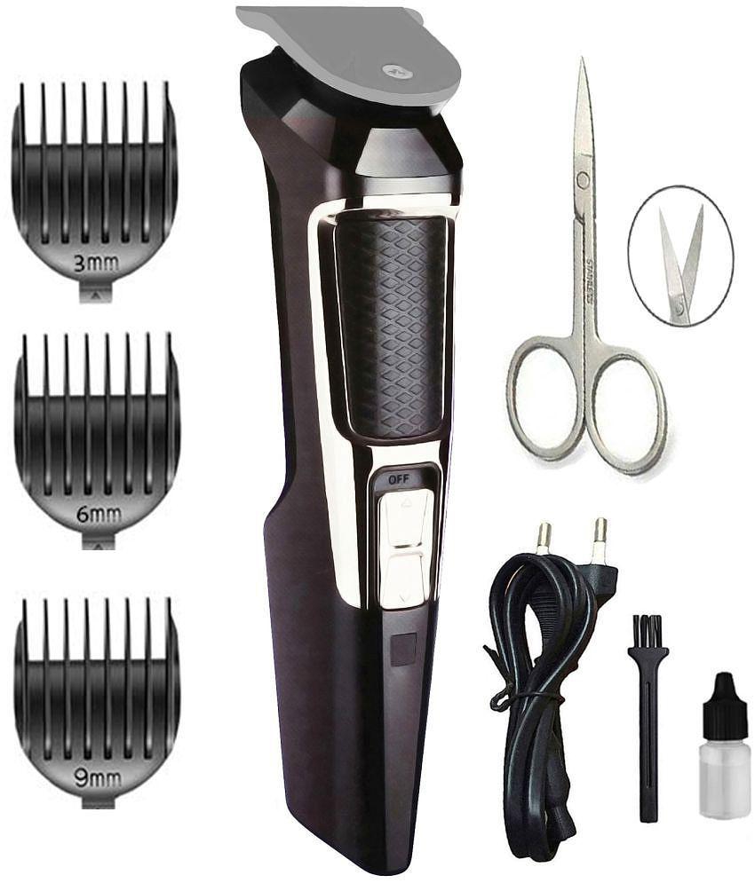 geemy Professional Multicolor Cordless Beard Trimmer With 45 minutes Runtime