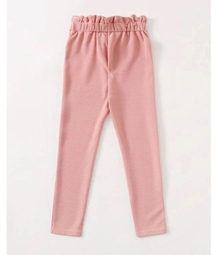 Premium Men Addyvero Regular Fit Girls Pink Trousers - 4-5 Years 2025 at ShopCircuit | ONDC