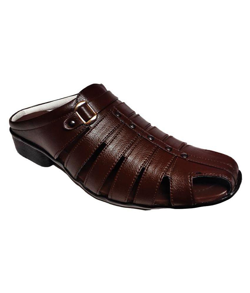 Premium Men RAGE GAZE - Brown  Men's Sandals - 6 2025 at ShopCircuit | ONDC