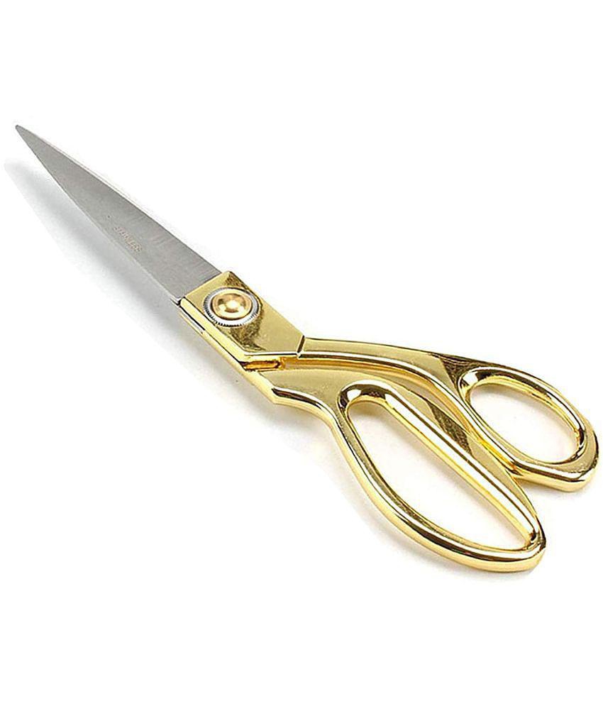 Professional Golden Steel Tailoring Scissors For Cutting Heavy Clothes and Fabrics 9.5