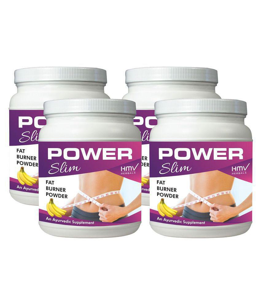 HMV Herbals Power Slim Fat Burner Herbal Banana Powder 400 gm Pack Of 4