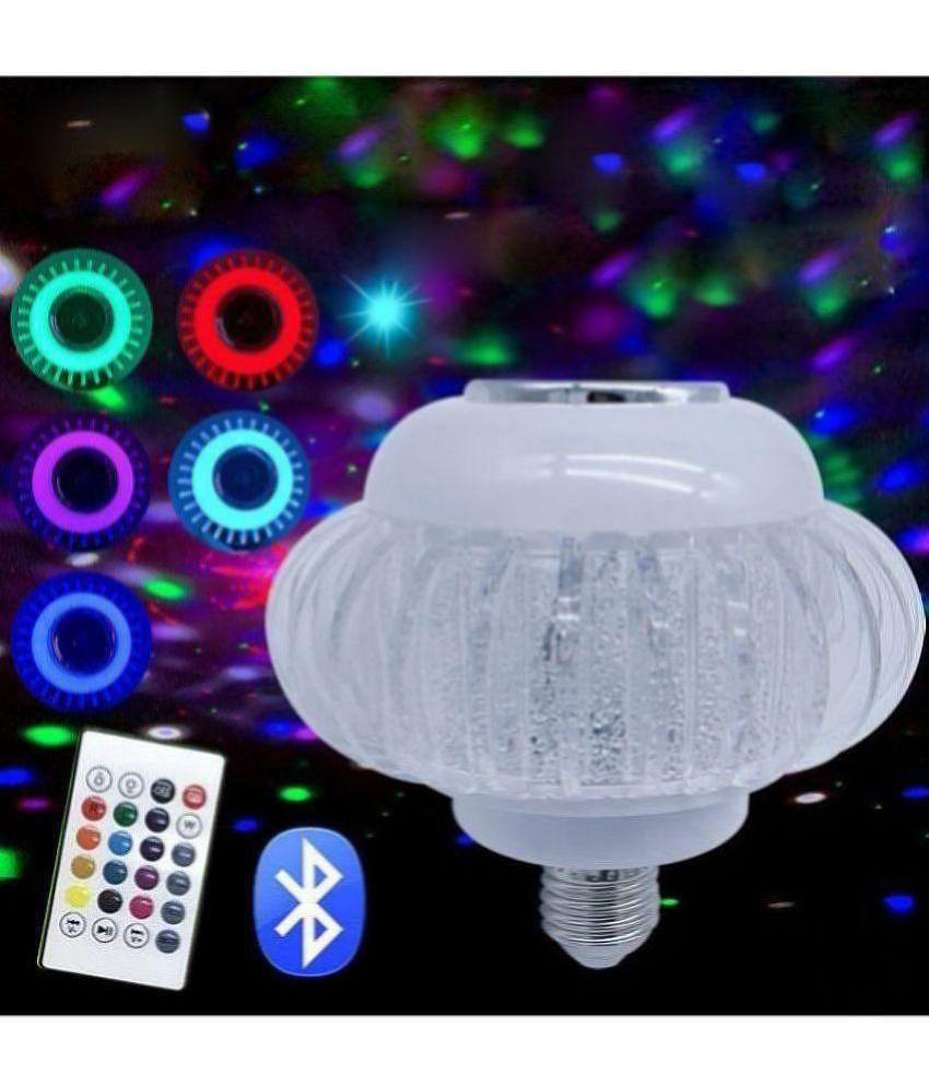 Sanjana Collections 12 Watt Smart Remote Control Rgb Wireless Playback Dimming Led Speaker Light