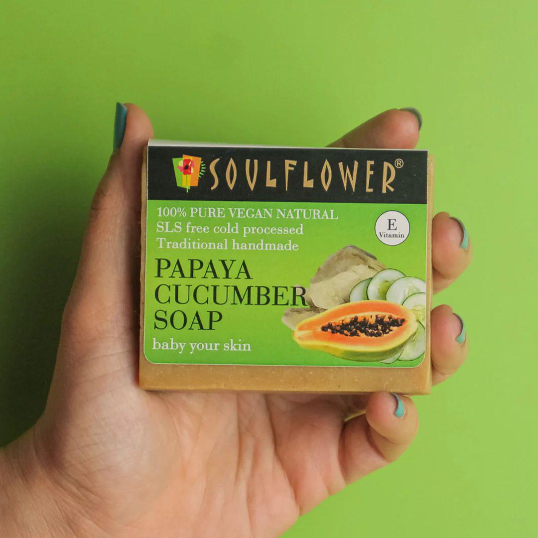 Acne Control Papaya Cucumber Soap