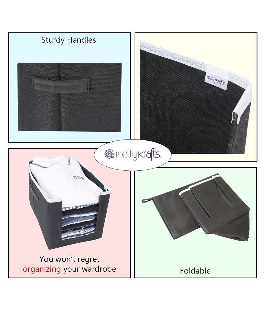 New Men PrettyKrafts Shirt Stacker - Closet Organizer - Shirts and Clothing Organizer - Exile_Bl