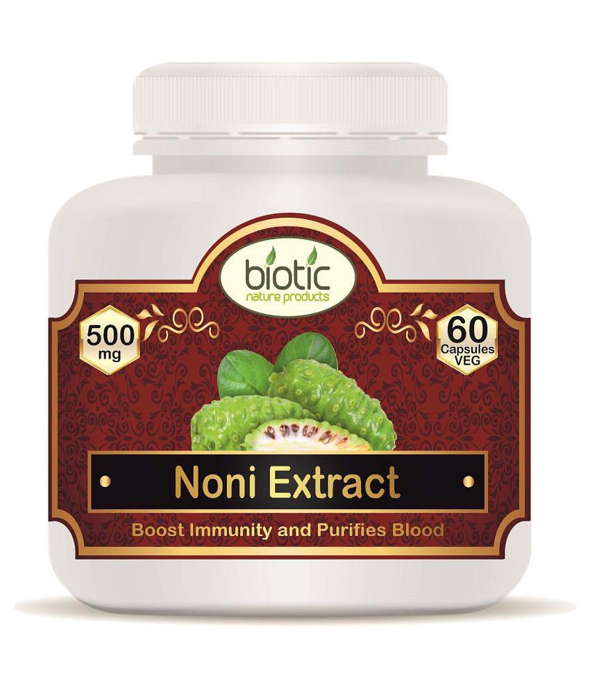 Biotic Noni Extract 500mg Capsule 60 no.s