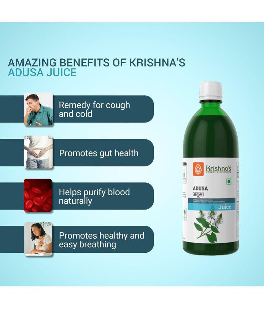 Krishna's Herbal & Ayurveda Adusa Juice 1000ml