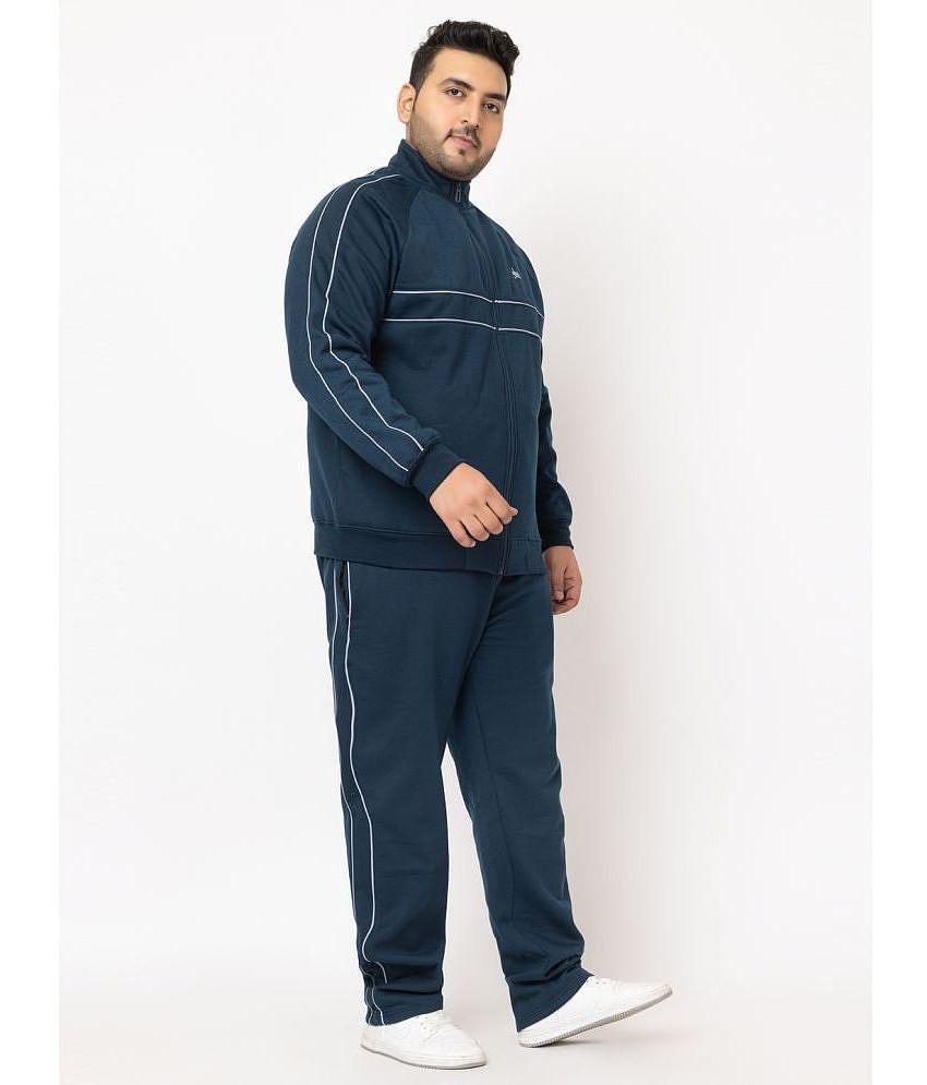 YHA - Light Blue Fleece Regular Fit Mens Tracksuit ( Pack of 1 ) - None