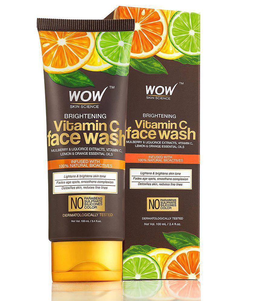 WOW Skin Science Vitamin C Face Wash 100ml Tube