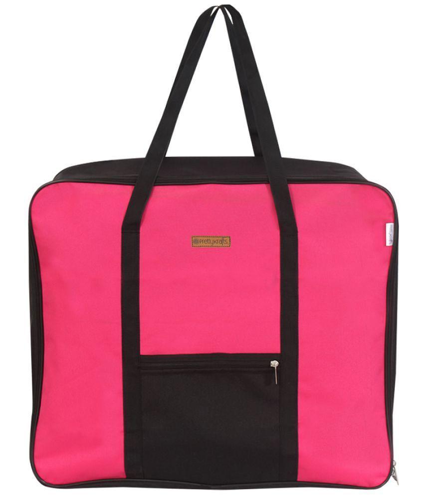 Latest Men PrettyKrafts - Pink Nylon Storage Bag & Trunk - Pink 2025 at ShopCircuit | ONDC