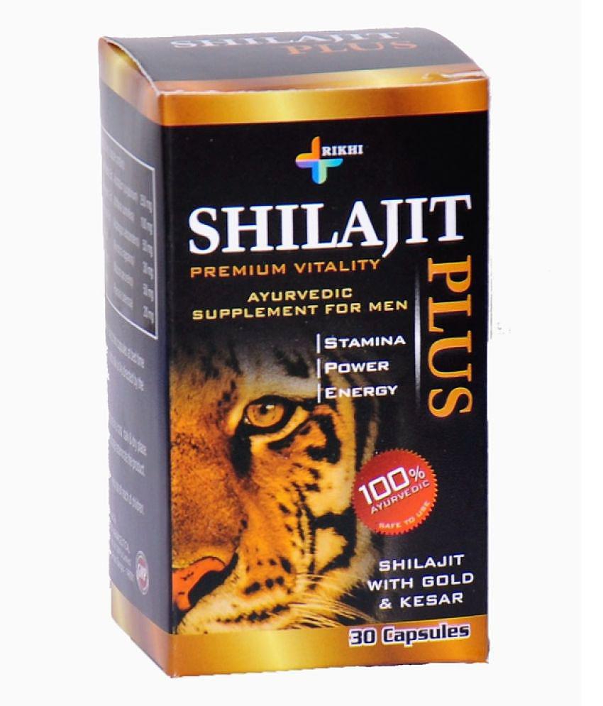 Rikhi Shilajit Plus For Immunity, Energy, Strength, Stamina, and Overall Health- Cap 30 no.s (Pack Of 1)