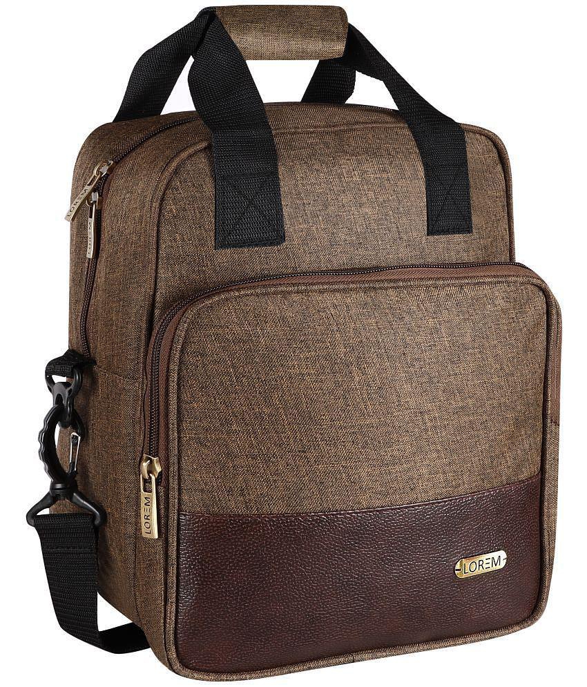 Affordable Men Lorem Khaki Lunch Bags ( 1 Pc ) - Khaki 2025 at ShopCircuit | ONDC
