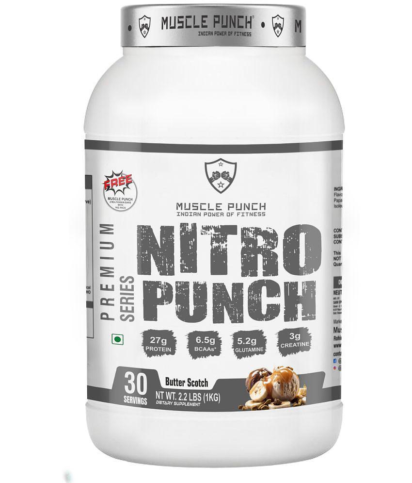 Muscle Punch | Nitro Punch 100% Whey Isolate â?? CREATINE LOADED 1 kg