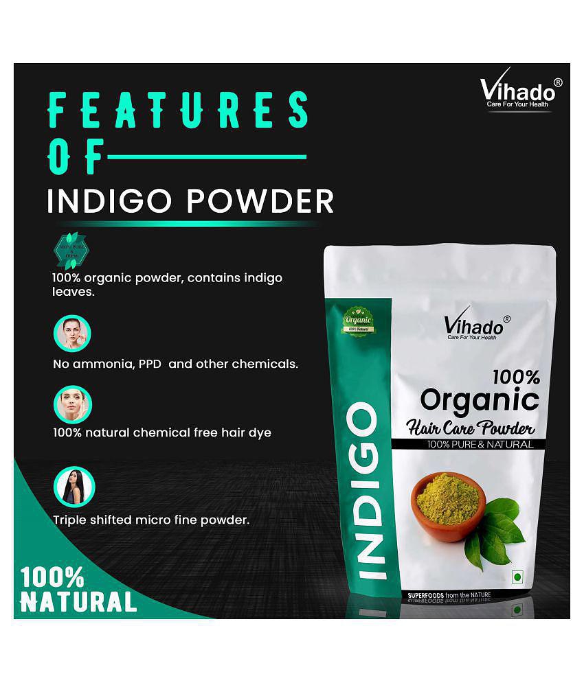 Vihado Natural Indigo Hair colour Hair Scalp Treatment 250 g