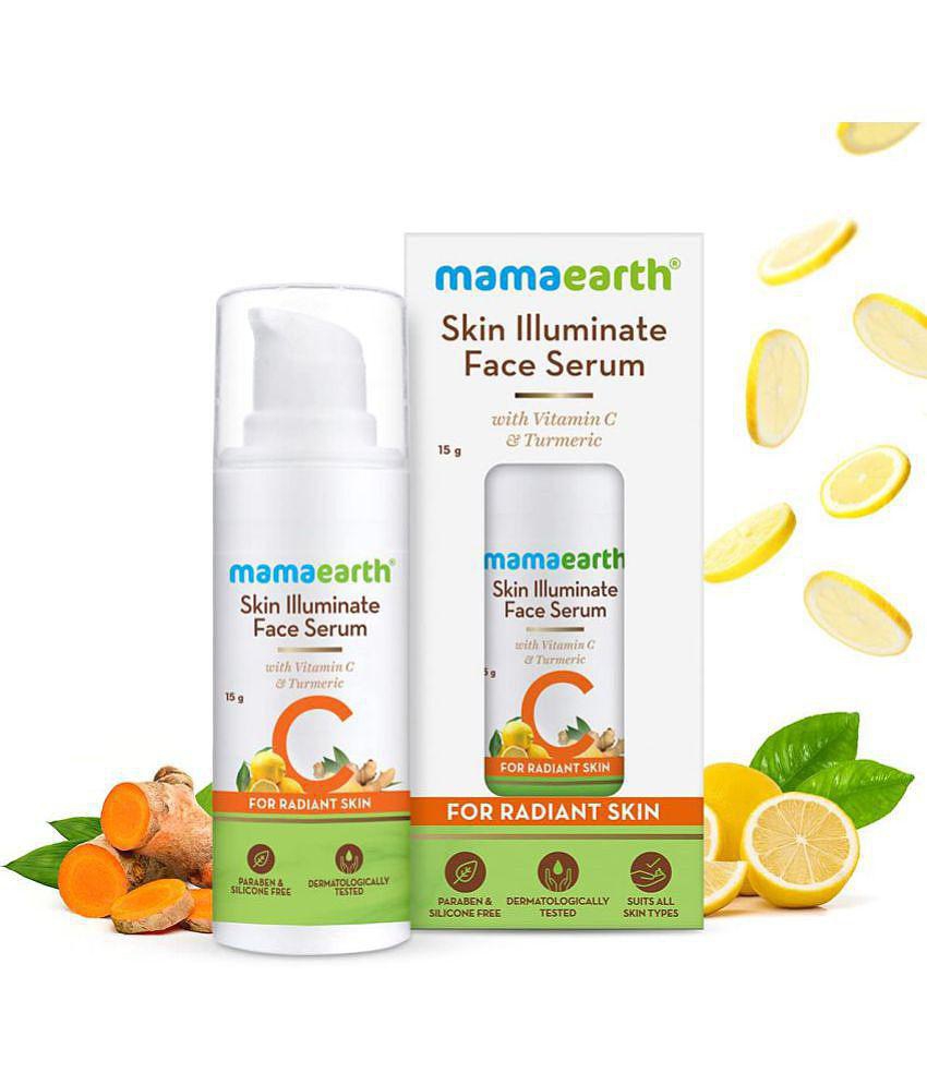 Mamaearth Skin Illuminate Face Serum for Radiant Skin with Vitamin C & Turmeric - 15g