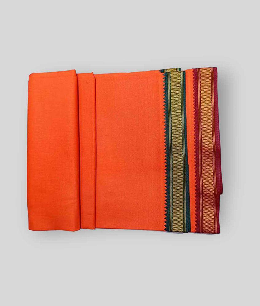 Stylish Men Abhikram - Orange Cotton Men's Lungi ( Pack of 1 ) - None 2025 at ShopCircuit | ONDC