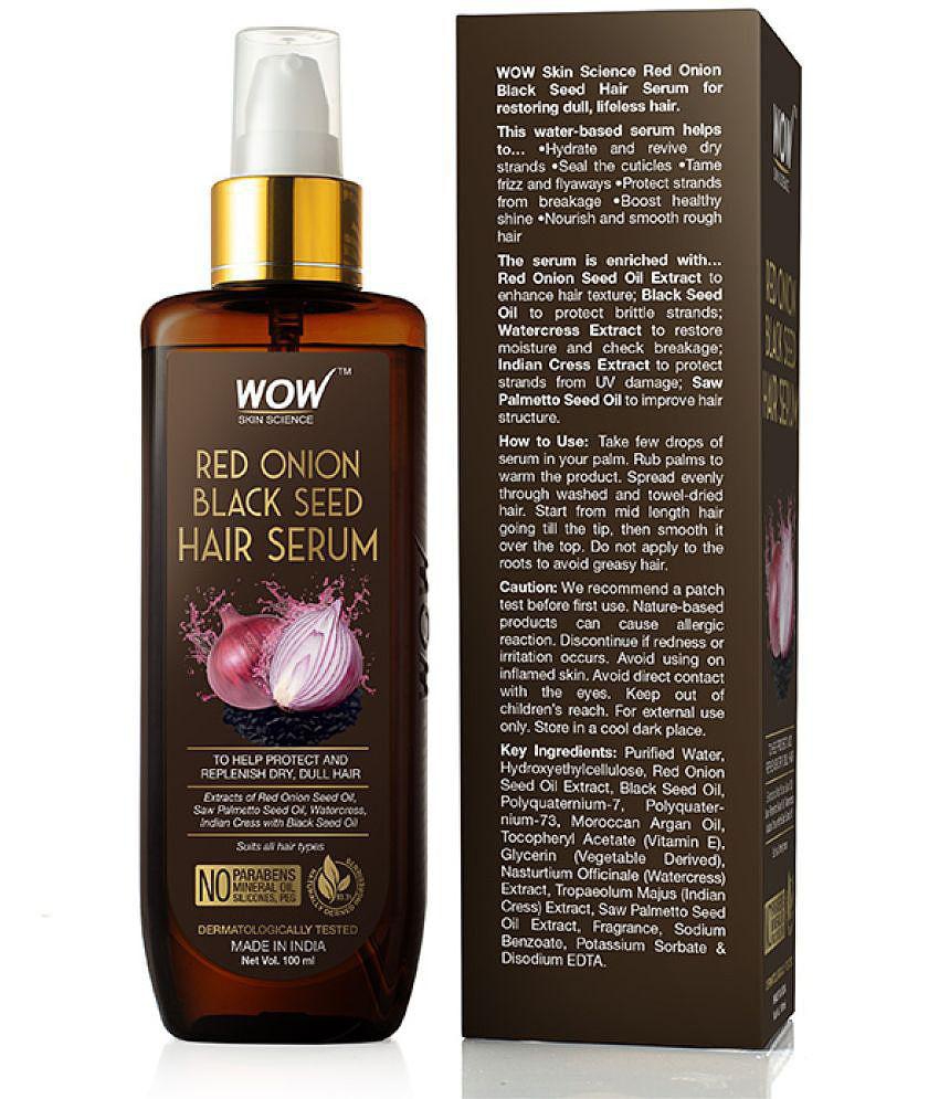 WOW Skin Science Red Onion Black Seed Hair Serum 100 mL