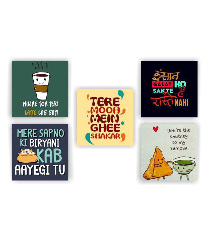 Photojaanic Funny, Witty Quotes Fridge Magnets Rubberized Square Fridge Magnets Fridge Magnet - Pack of 1