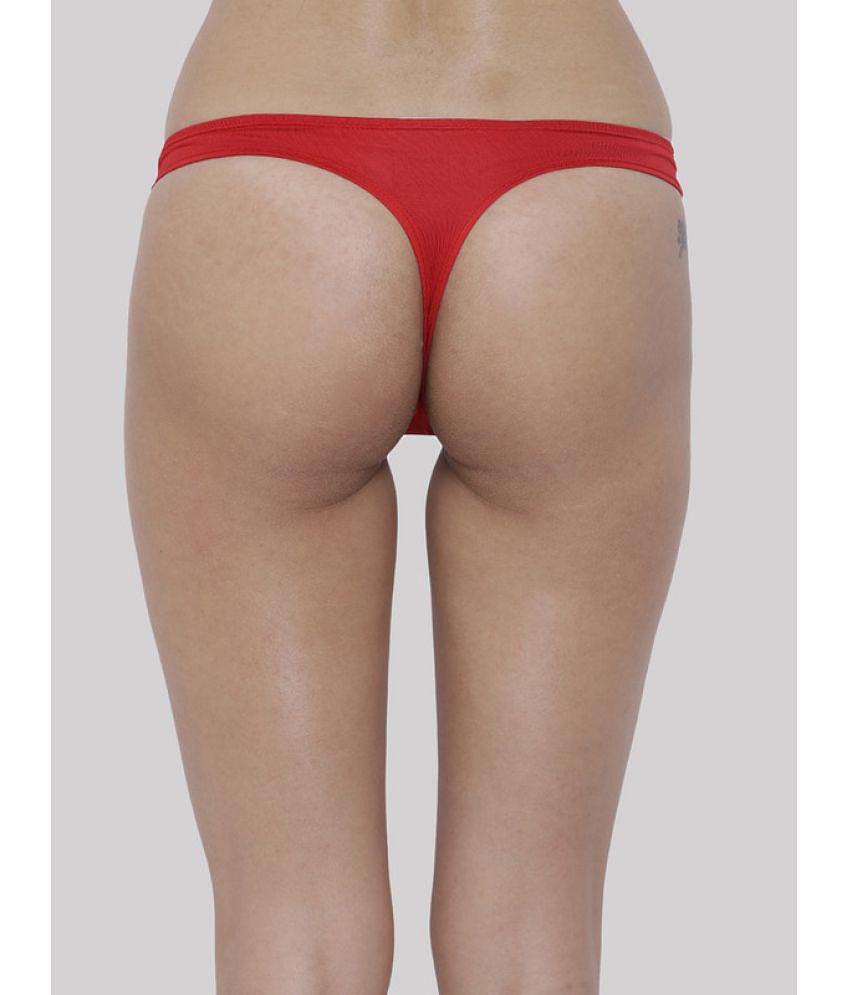 Chic Men BASIICS By La Intimo - Multicolor BCPSS010C Polyester Solid Women's Bikini ( Pack of 3 
