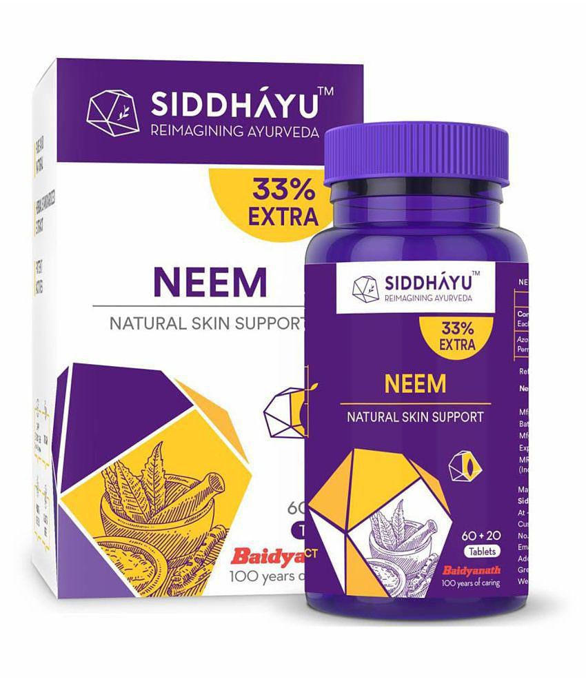 SIDDHAYU Neem Tablet 80 no.s Pack Of 1