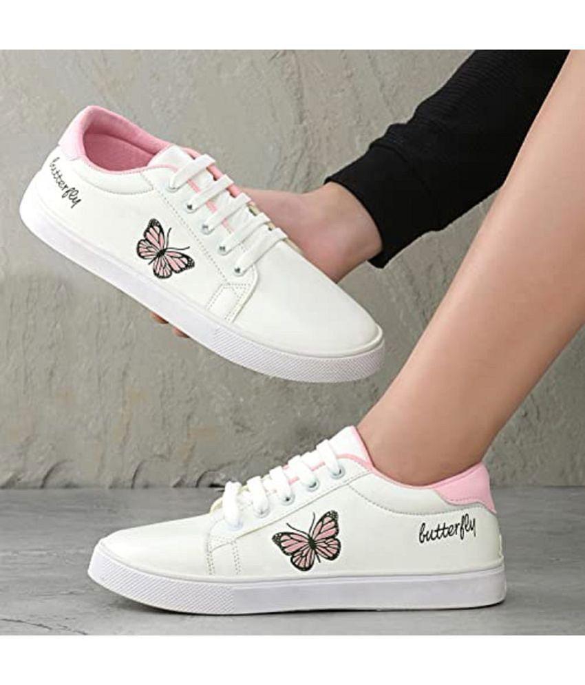 layasa White Womens Sneakers - None