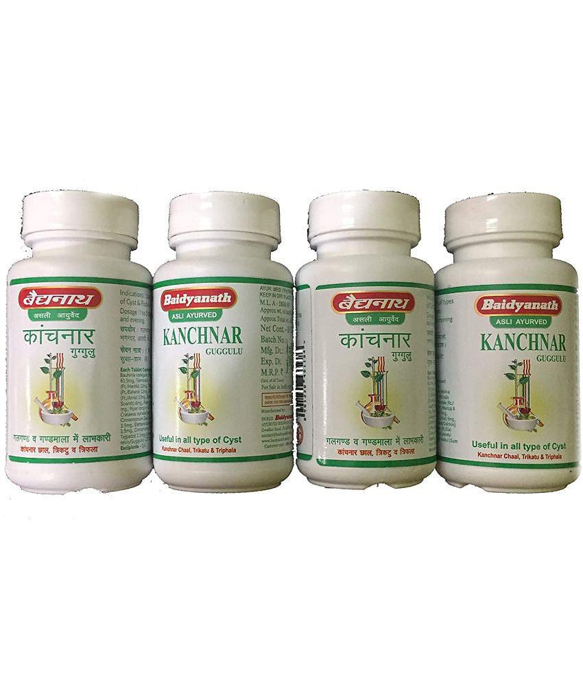 Baidyanath Kanchanar Guggulu 80 Tablets (Pack Of 4)