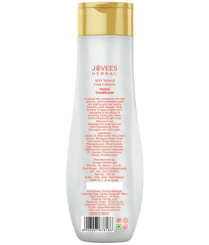 Jovees Herbal AHA Natural Fruit Extract Conditioner Gives Smooth, Silky For Normal To Dry hair 150ml