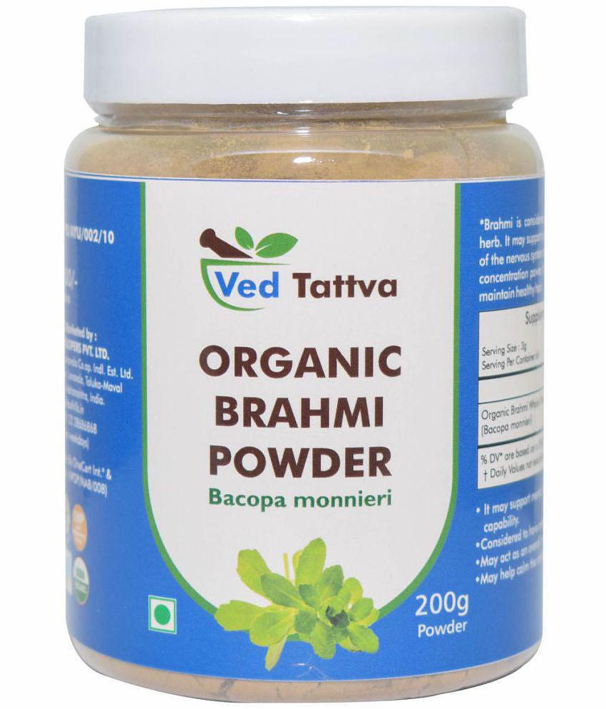 Ved Tattva Organic Brahmi Powder 200 gm Pack Of 1