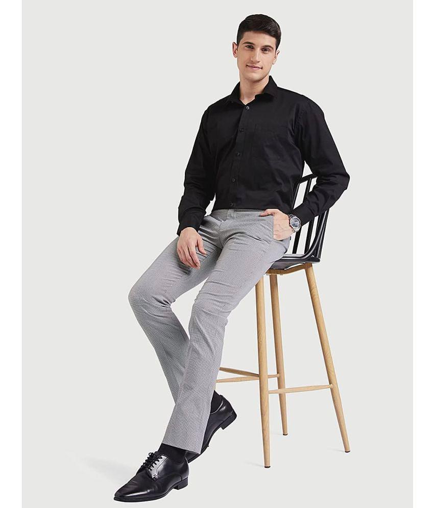 Best Men Makhanchor - Black Cotton Regular Fit Men's Formal Shirt ( Pack of 1 ) - None 2025 at S