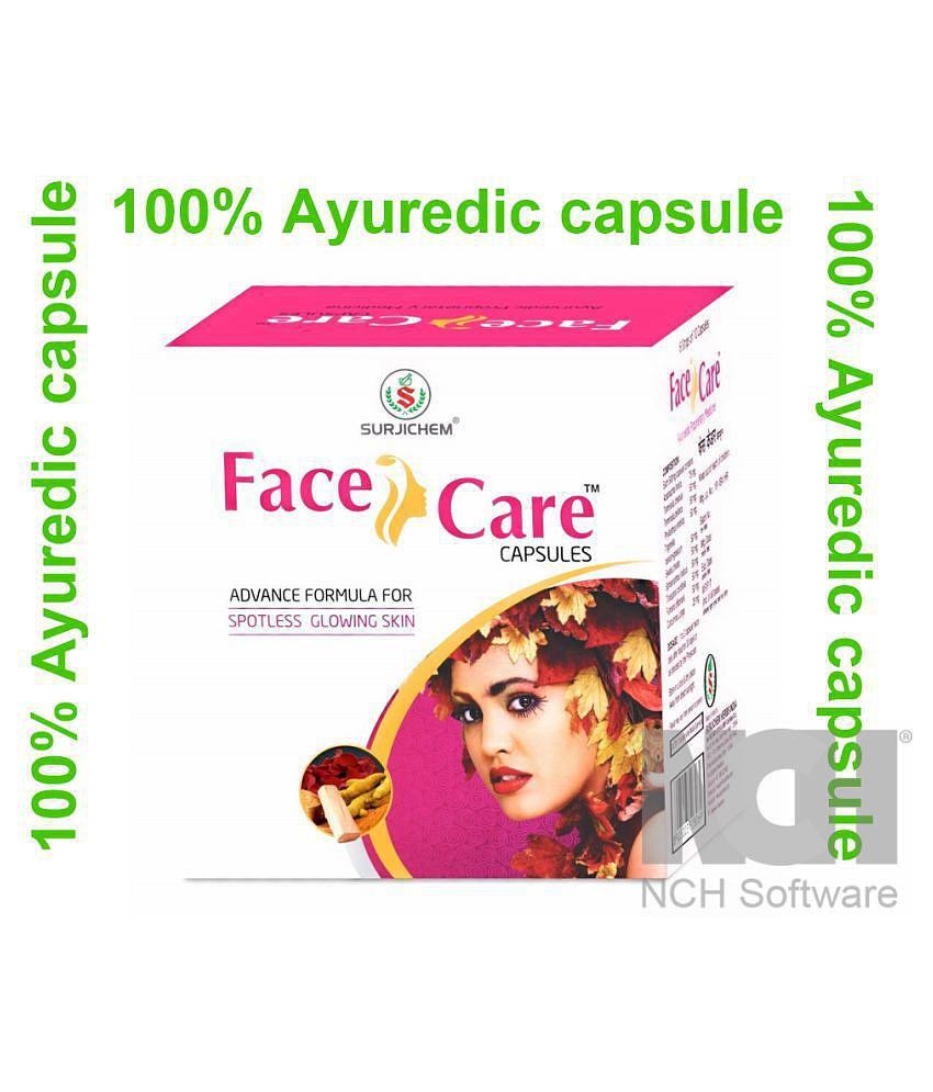 Rikhi Surjichem Herbs Face Care Capsule 60 no.s Pack Of 1