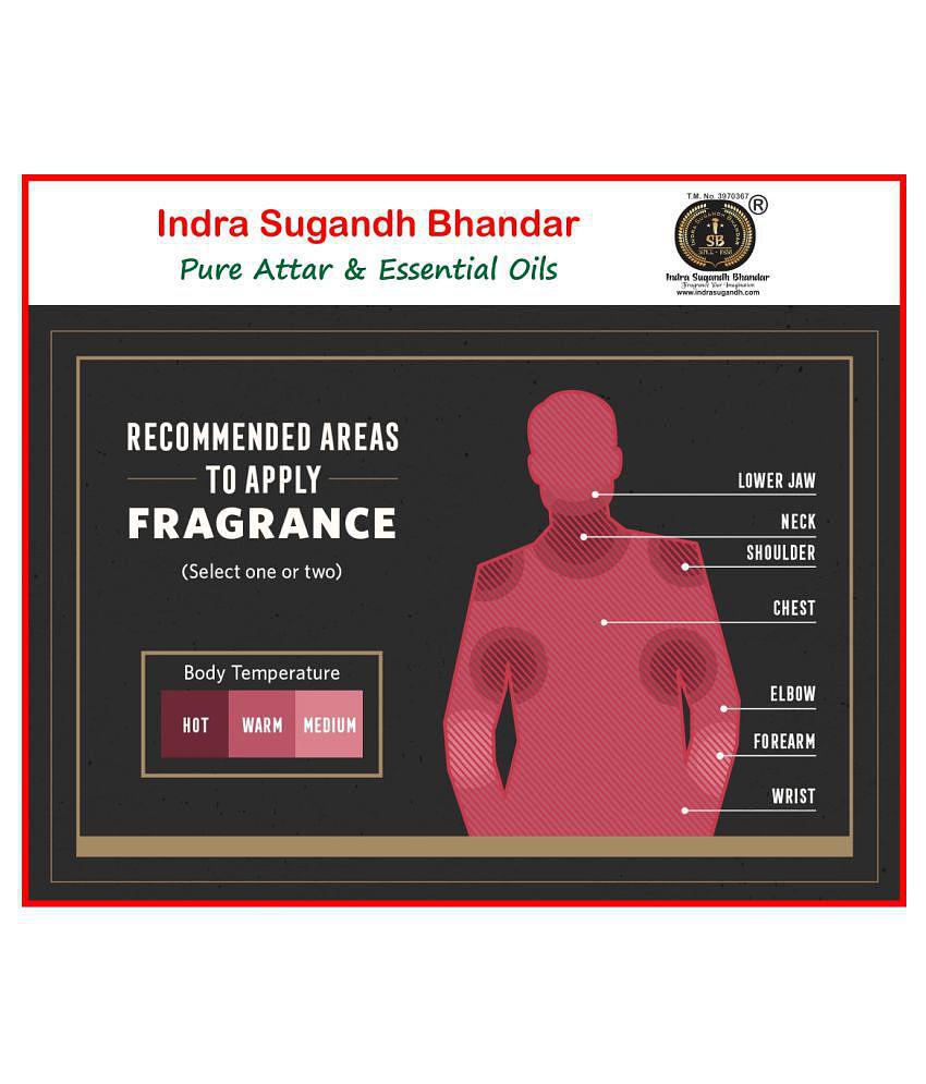 INDRA SUGANDH BHANDAR Attar Royal Black The Fragrance of Men in Black Imported Perfume 6ml Rollon Pack