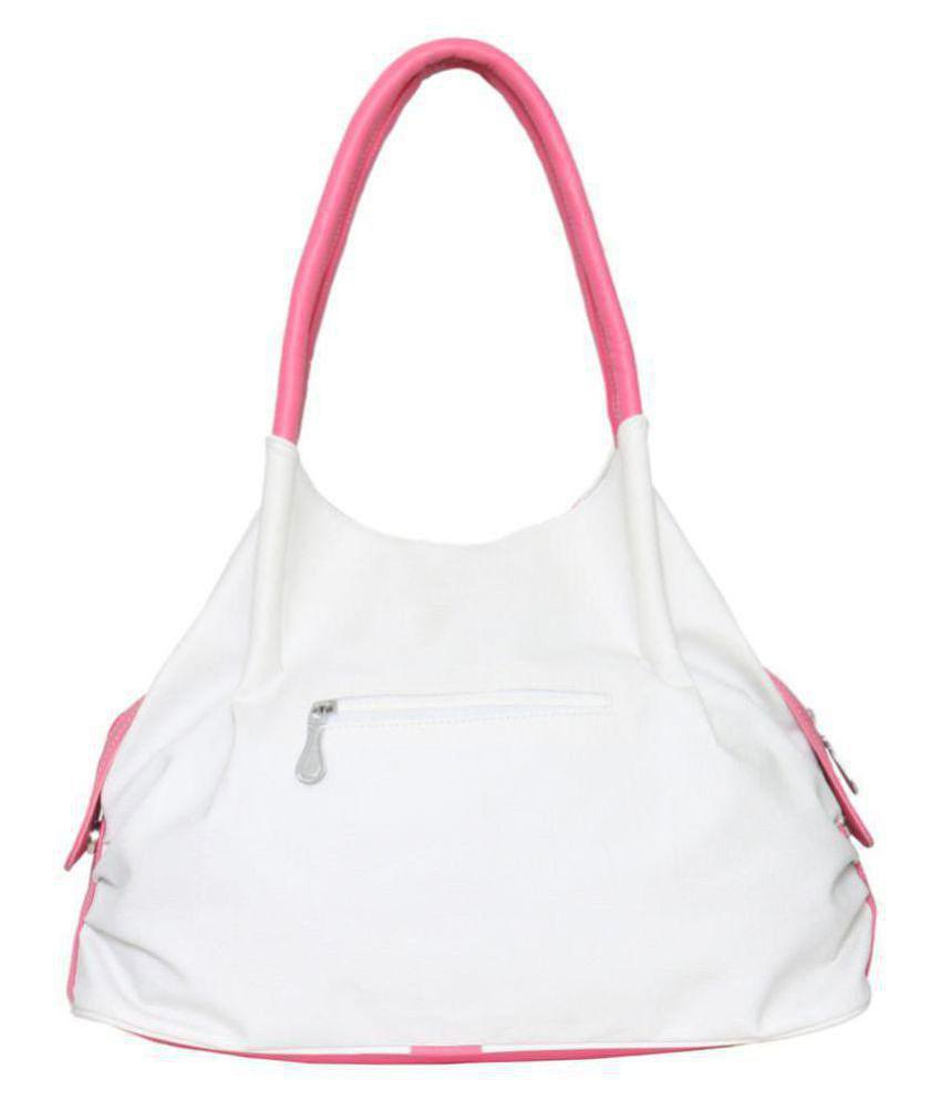 Premium Men Right Choice White P.U. Shoulder Bag - White 2025 at ShopCircuit | ONDC