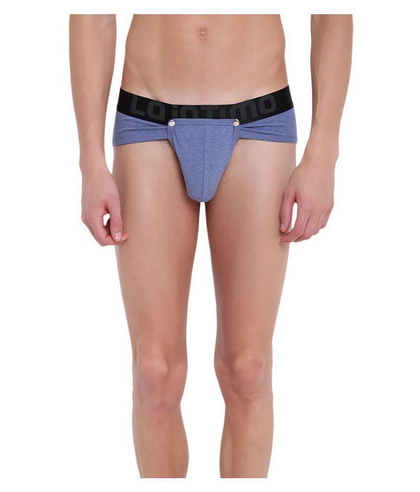 Top Men La Intimo - Blue Cotton Mens Briefs ( Pack of 1 ) - 2XL 2025 at ShopCircuit | ONDC