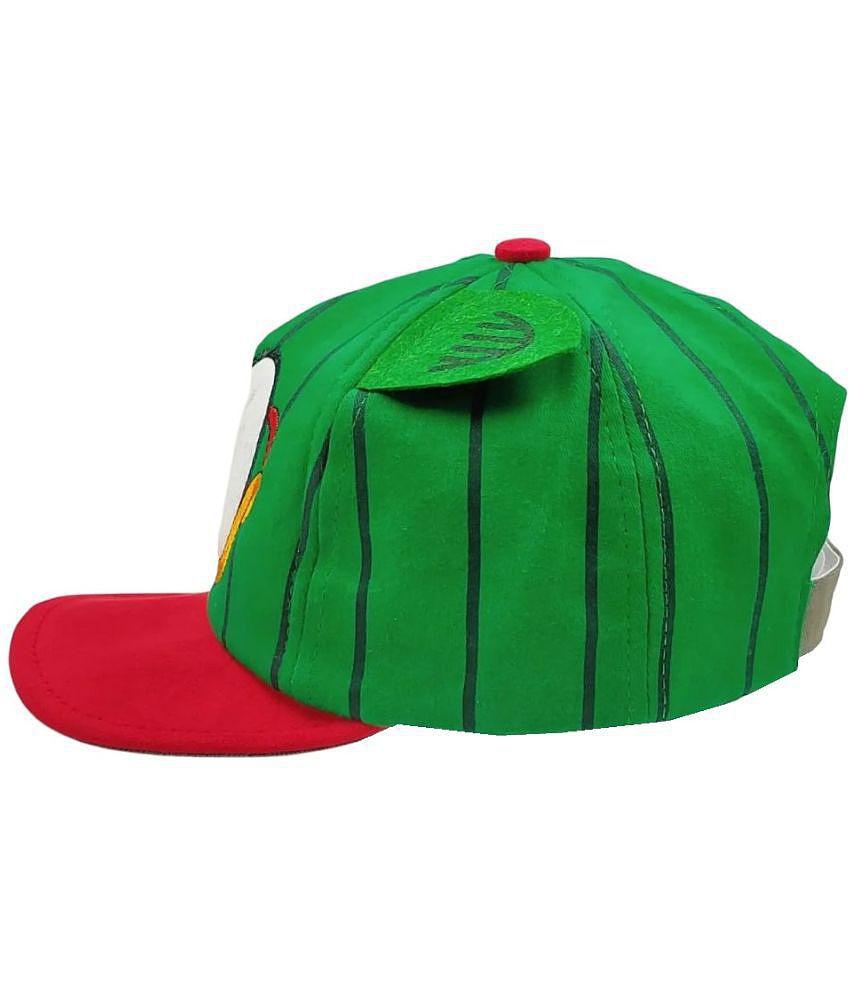 Trendy Men Zacharias Unisex Kids Cotton Cap kc-08-Green  (Pack of 1) (1-4 Years) - None 2025 at 