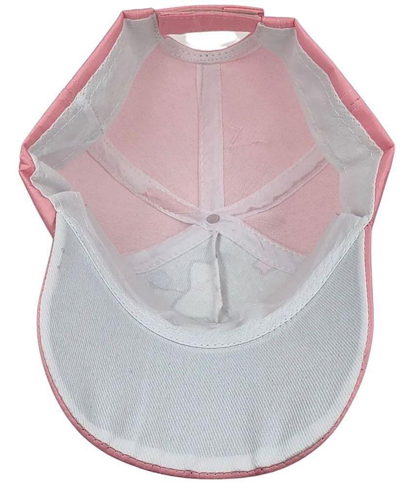 Luxurious Men Zacharias Unisex Kids Cotton & Polyester Baby Cap kc-19 (Pink_9-24 Months) (Pack o