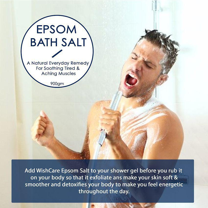 WishCare Natural Crystal Epsom Bath Salt 950 gm