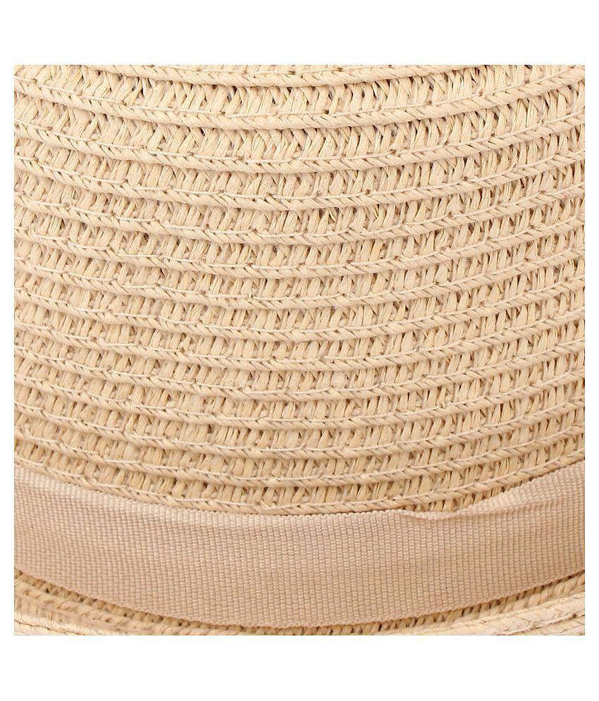 Buy Online Garg Store Zacharias Boy's Kids Straw Hat (Pack of 1) (AA-002_Beige) - None