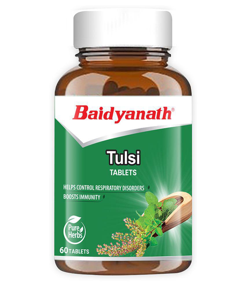 Baidyanath Tulsi Tablets | (60 Tablets) Pack of 2