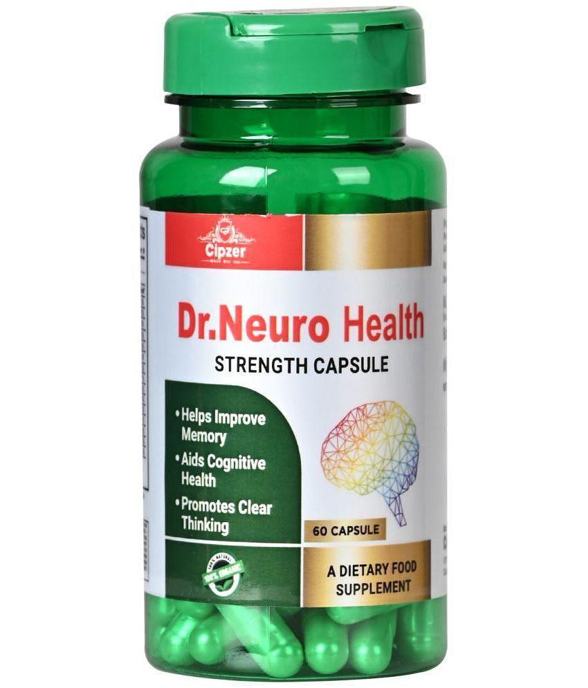 Cipzer Dr. Neuro Health, Natural Formula for Mental Clarity & Focus Brain Booster, 60 capsules