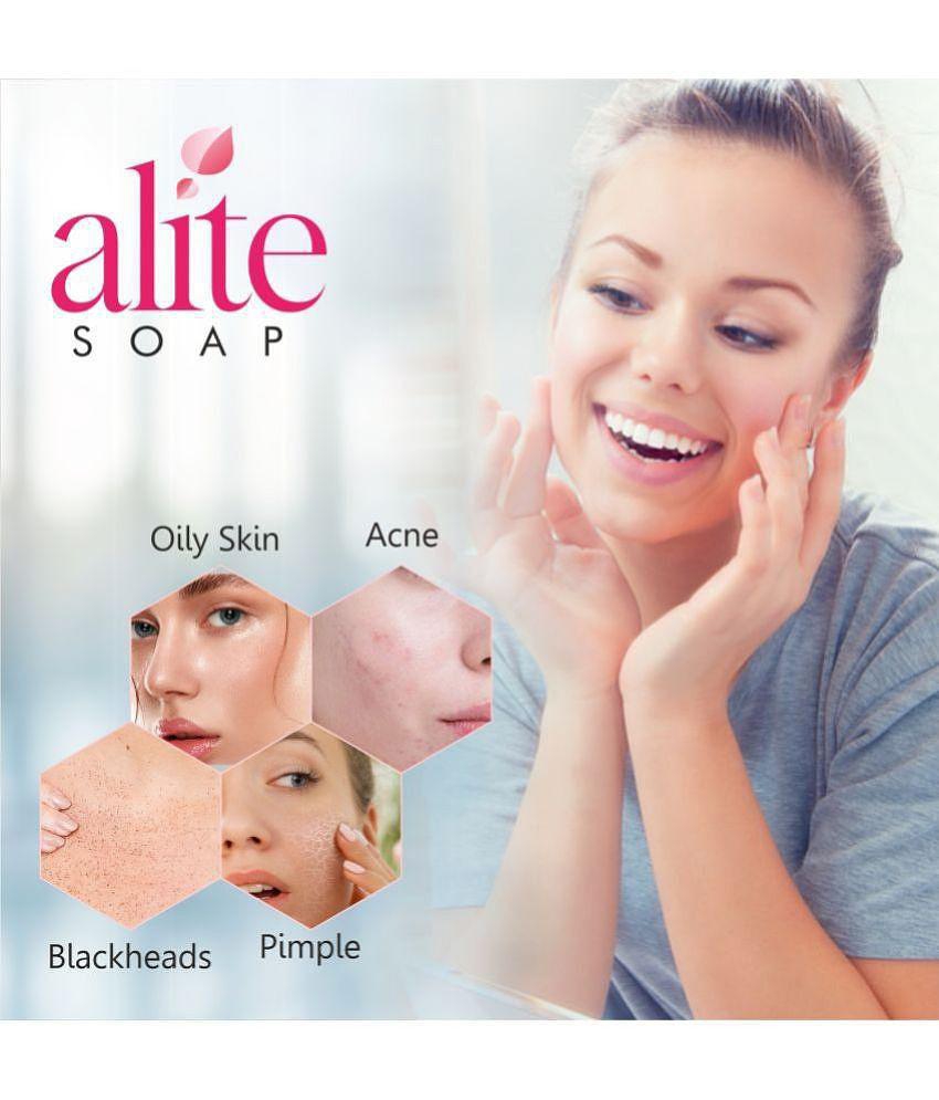 alite Anti Acne Soap For Deep Clensing Pack of 5 (75g each)