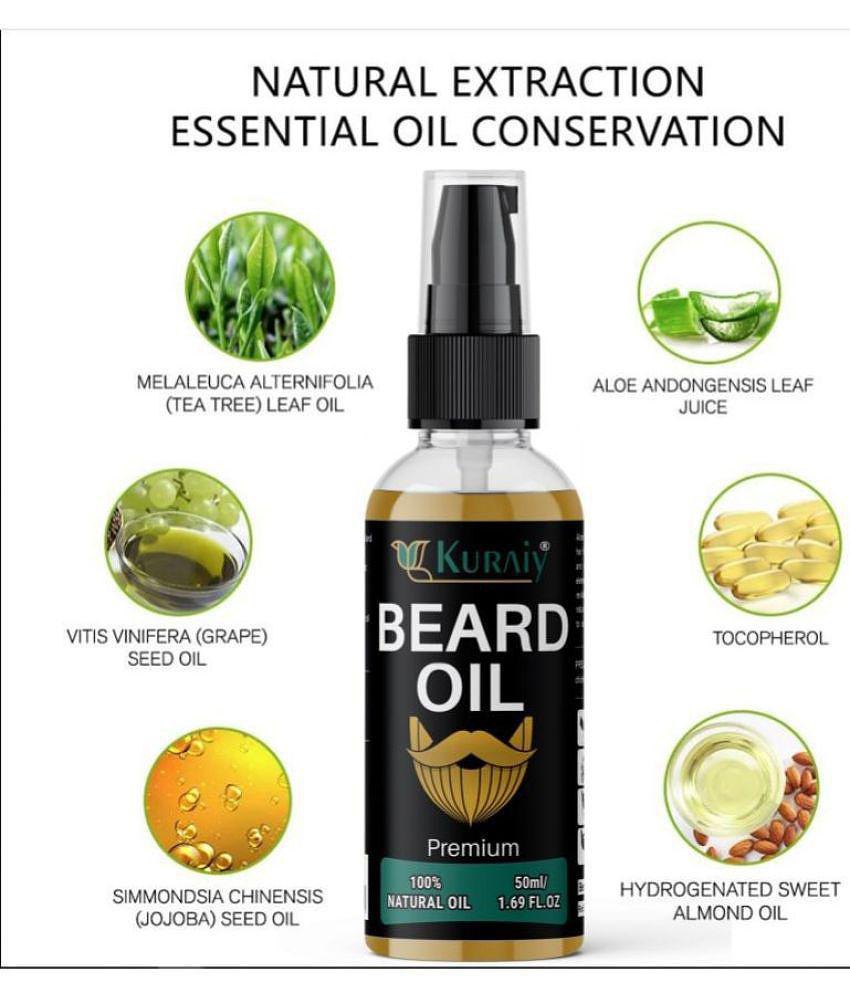 KURAIY - 50mL Volumizing Beard Oil ( Pack of 1 )